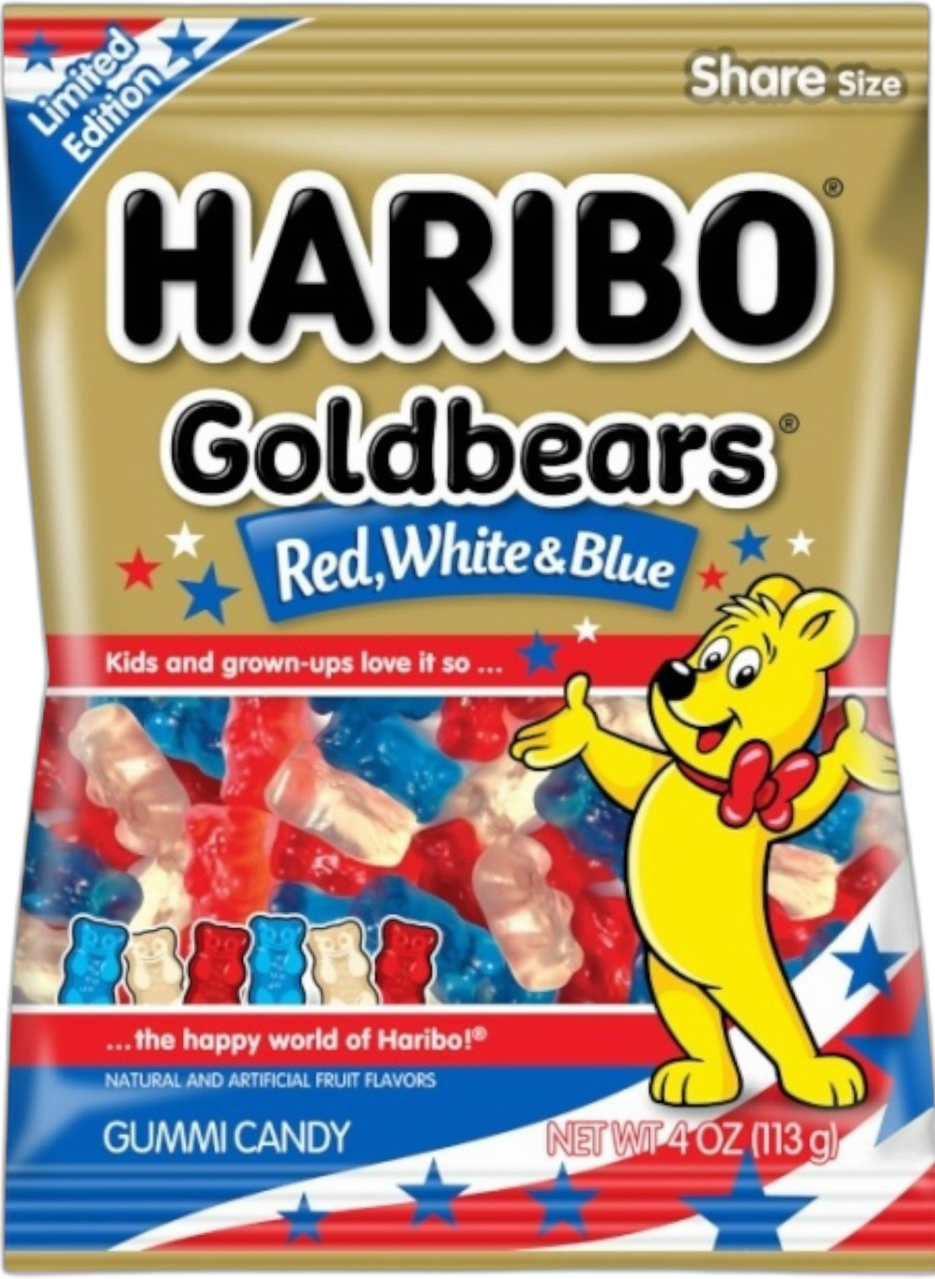 Haribo Goldbears Red, White and Blue