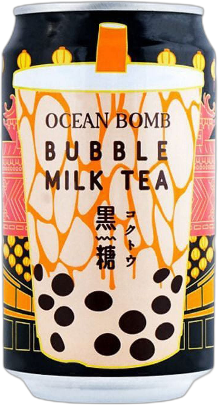 Ocean Bomb Bubble Milk Tea Black Sugar