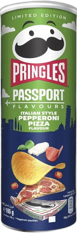 Pringels Passport Italian Style Pepperoni Pizza