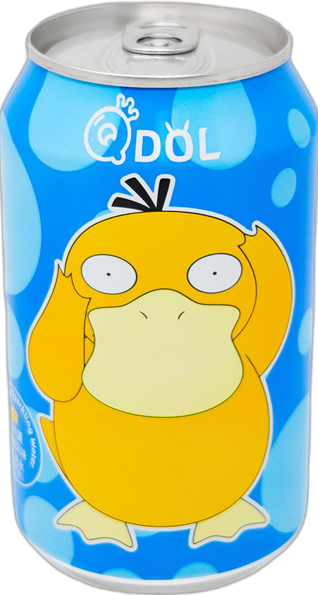 Qdol Pokemon Psyduck Tangerine Sparkling Water